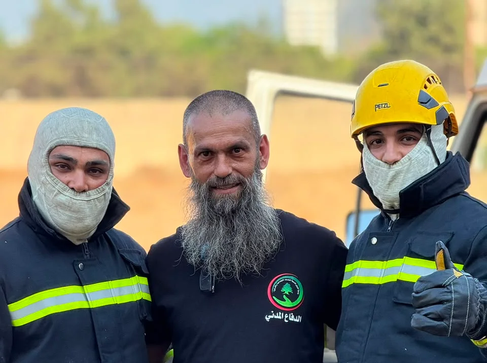 دورة تدريبة في الاطفاء لمتطوعي جهاز الدفاع المدني في الجمعية